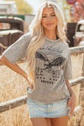 AMERICA FREE BIRD Vintage Mineral Washed Tee