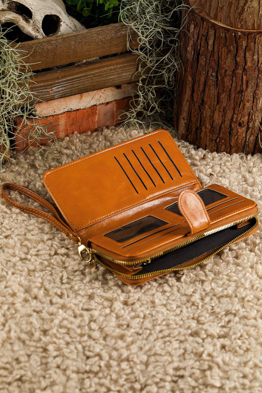 Bria Zip Around Wrist Strap Long Wallet-4