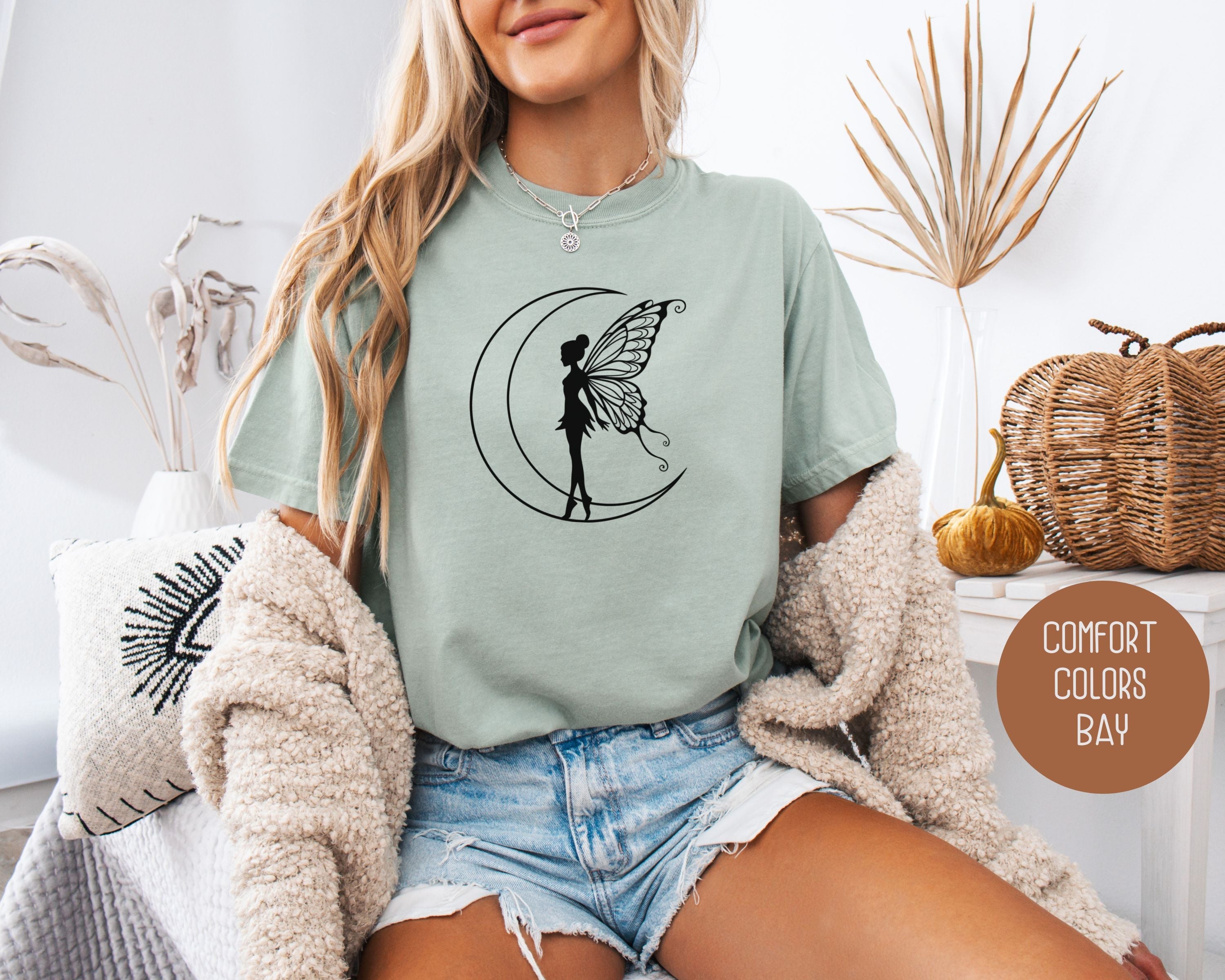 Celestial Fairy Comfort Colors Shirt-2