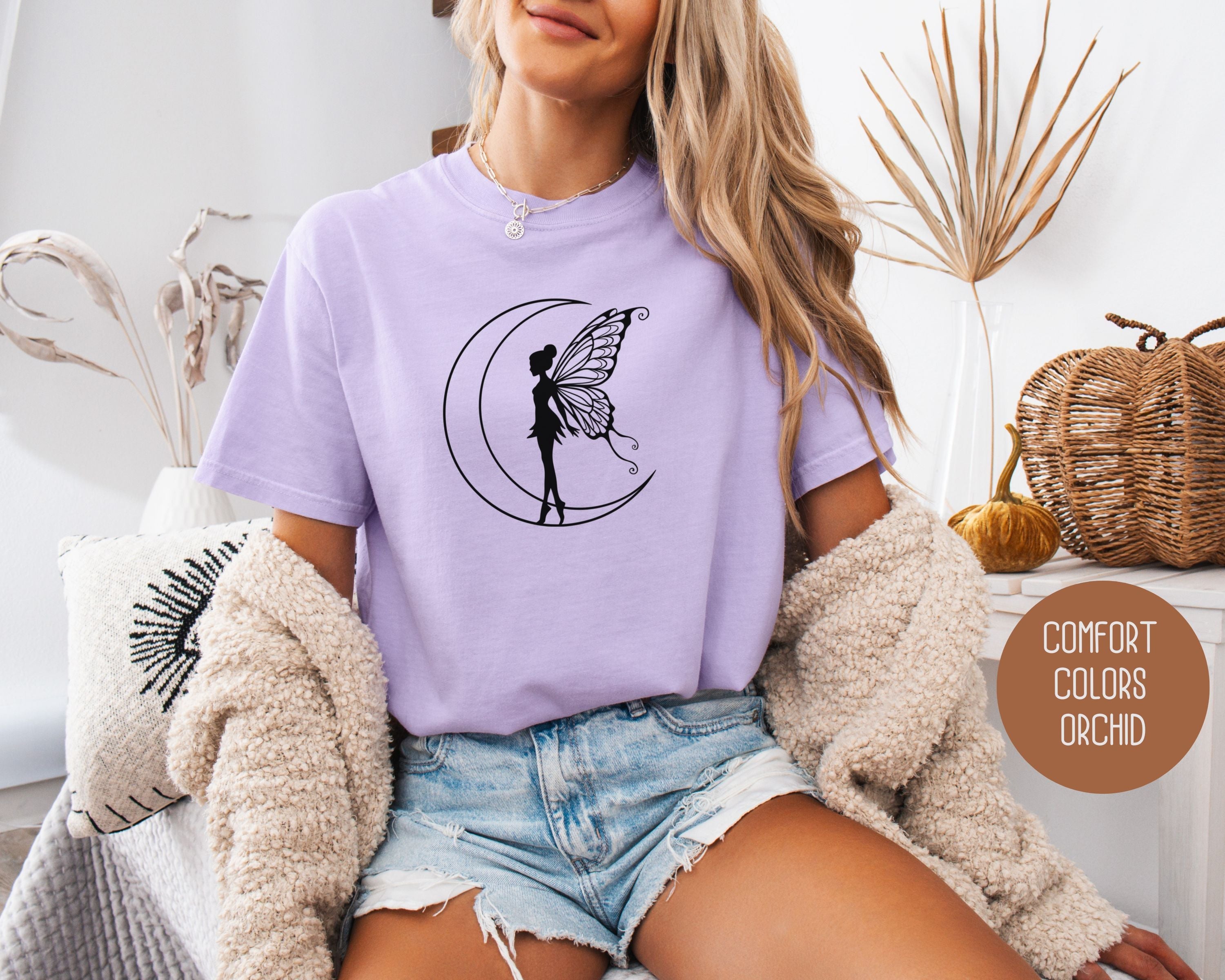 Celestial Fairy Comfort Colors Shirt-6