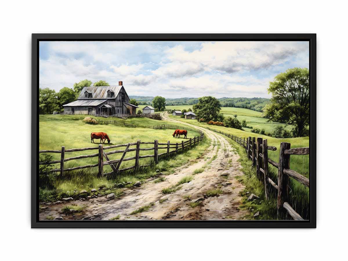 Country Artwork Canvas Art Print-4
