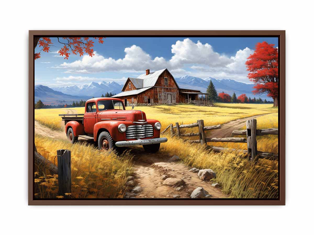 Country Side Artwork Painting Print-6