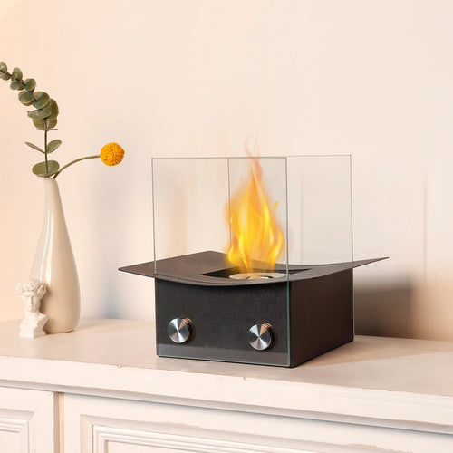 8" H Portable Tabletop Fireplace-1