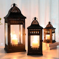 9.5"&14.5"&20" High Decorative Candle Lanterns ( Set of 3）-0