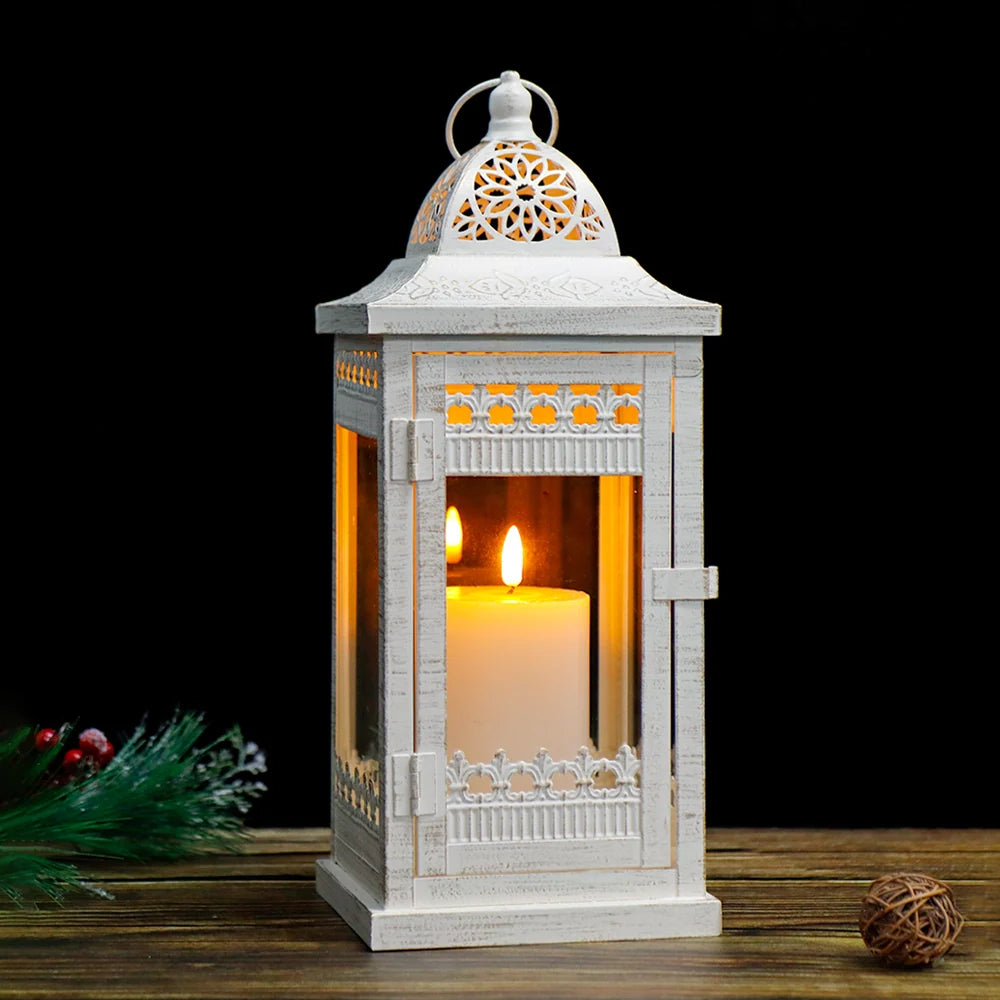 9.5"&14.5"&20" High Decorative Candle Lanterns ( Set of 3）-7